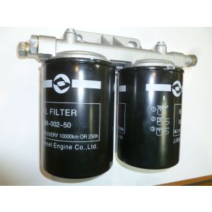 Фильтр топливный с кронштейном SDEC SC25G690D2 TDS 459 12VTE( двойной)/Fine fuel filters Assy (2*D638-002-50,S00009513)