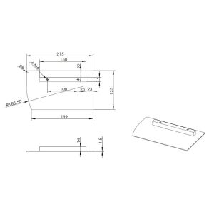Лопасти для  TSS DMR600 (к-т из 4 лопастей)