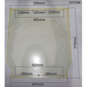 Коврик полиуретановый для TSS-WP100TH/TL (570х500х5)
