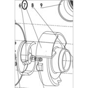 Улитка помпы TSS-PDST100E/Volute assembly TSS-PDST100E, №7 (70010-00505-00)