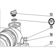 Кольцо уплотнительное пробки TSS-PDST100E/O-ring seal TSS-PDST100E, №14 (30152-00122-00)