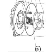 Шпонка механического уплотнителя TSS-PDST100E/Flat key TSS-PDST100E, №25 (33400-00015-00)