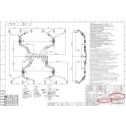 Комплект трубок высокого давления  Baudouin 12M26 (к-т на 1 дв-ль ,12 шт.)/High-pressure fuel pipes